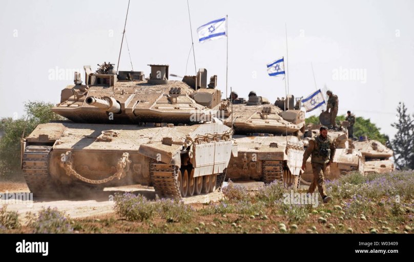 Израильские танки в Палестине