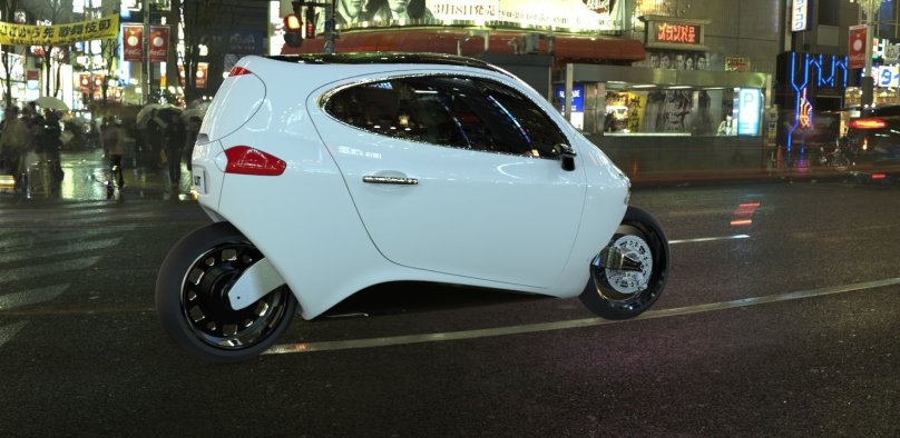 Мотоцикл с крышей и дверьми