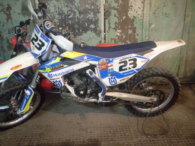 Электросхема Husqvarna TC 125 2016 года