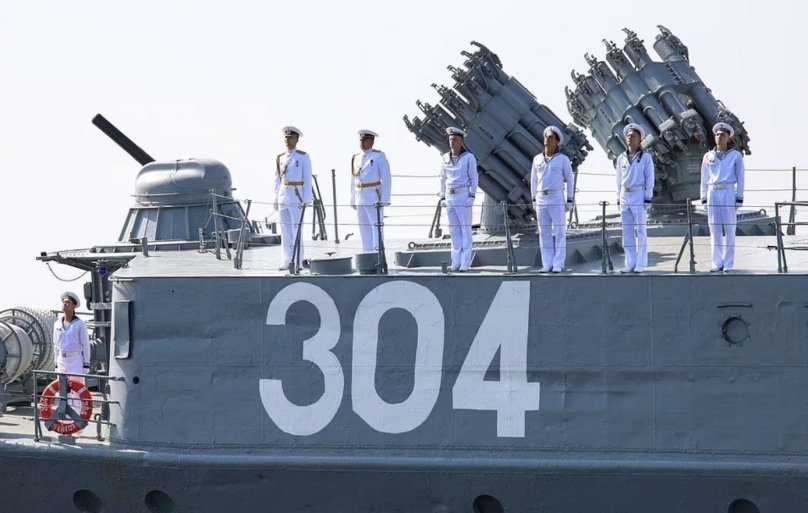 Репетиция парада ВМФ