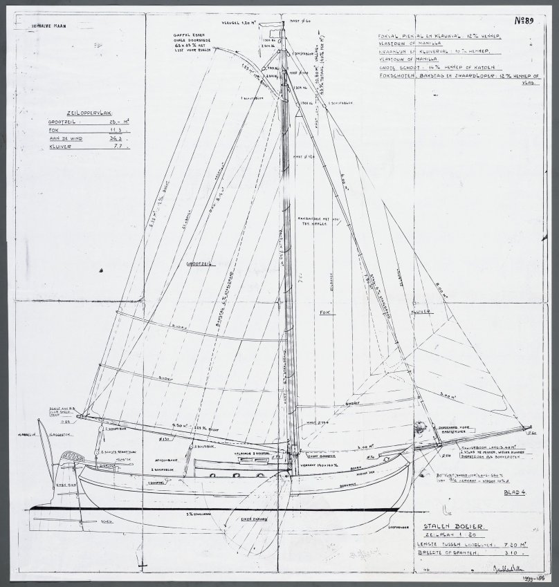 Шхуна Ласточка чертежи