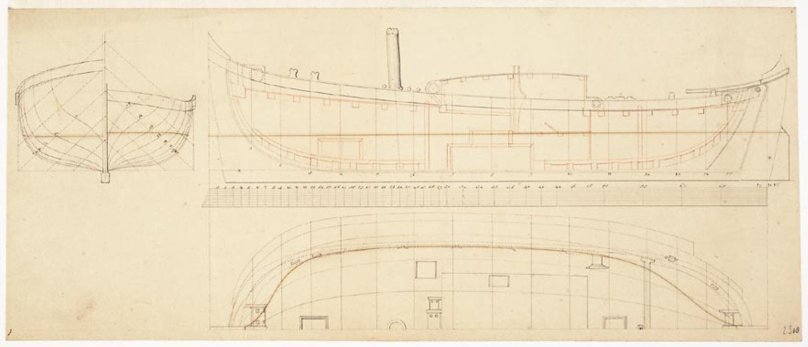 Баркас Верещагина чертежи