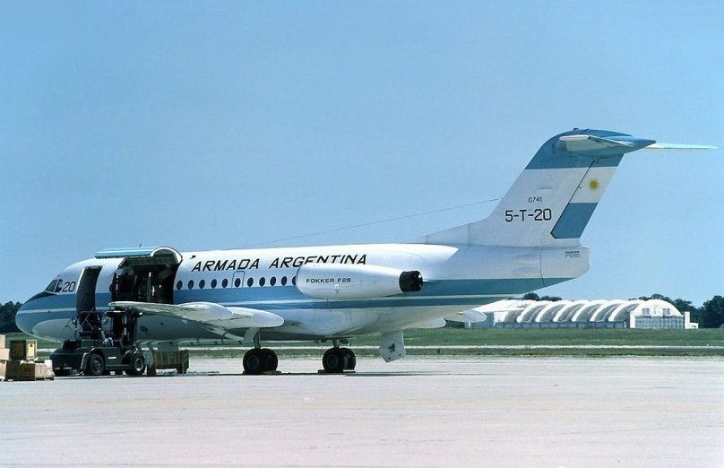 Fokker f28 Fellowship салон