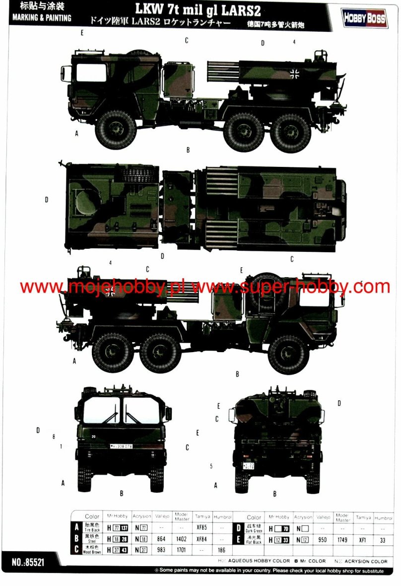 LKW 5t mil gl Hobby Boss