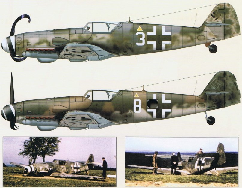 Трофейные Мессершмитт bf.109