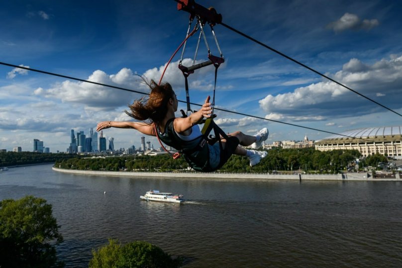 Zipline Москва Воробьевы горы