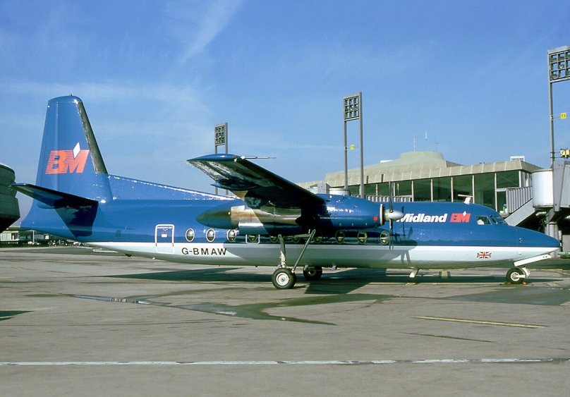 Самолет Fokker f27