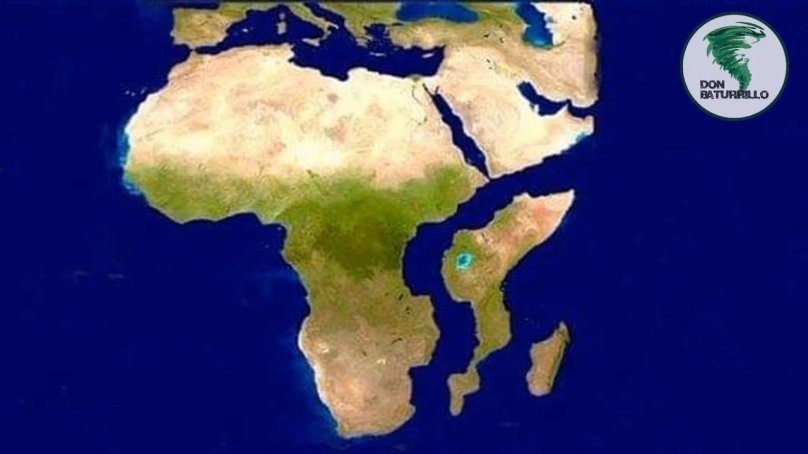 Африканский Континент раскалывается на две части