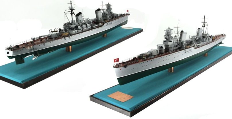 Моделька линейного крейсера