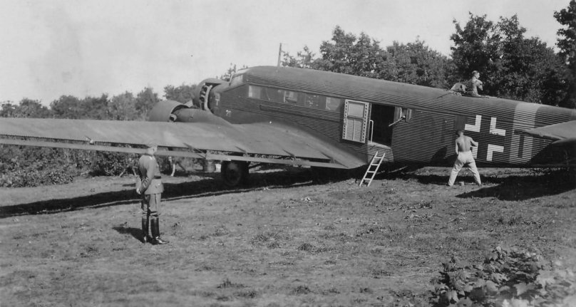 Немецкий самолет Junkers ju-52
