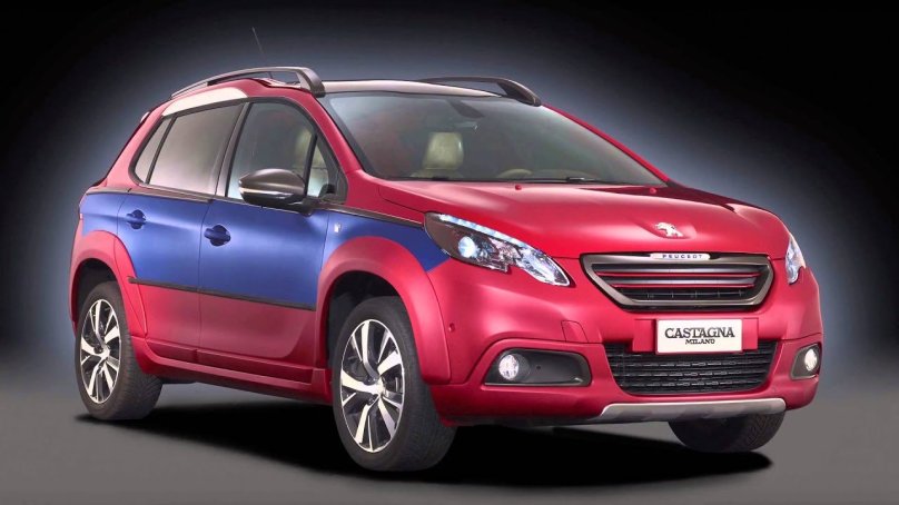 Пежо 2008 красный