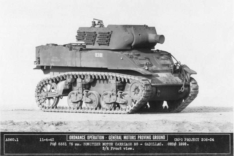 75 Mm Howitzer Motor Carriage m8