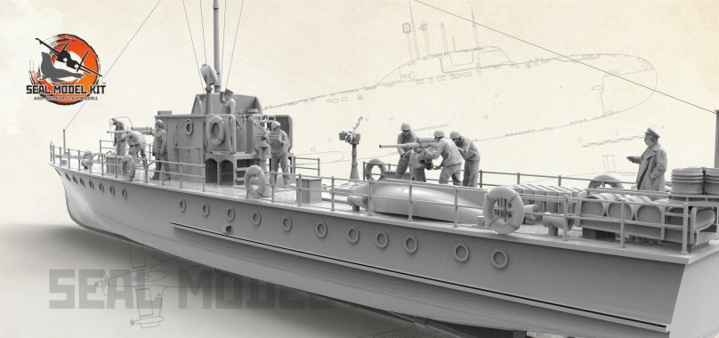 Smk144001 малый охотник МО-4 1/144