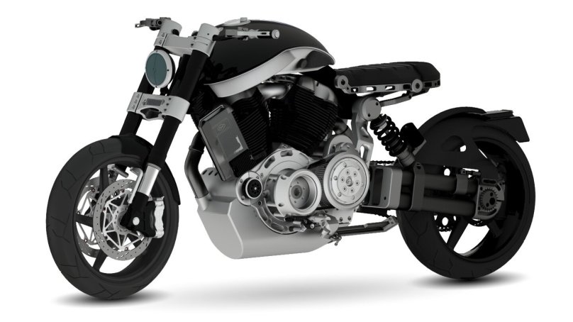 Мотоцикл из авиационного алюминия