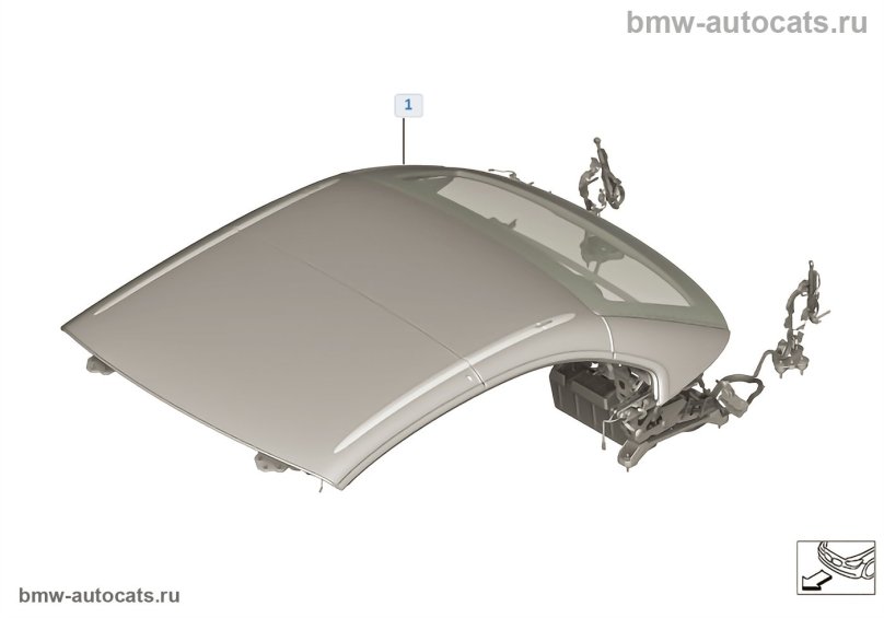 82215143 Крыша жесткая к-т