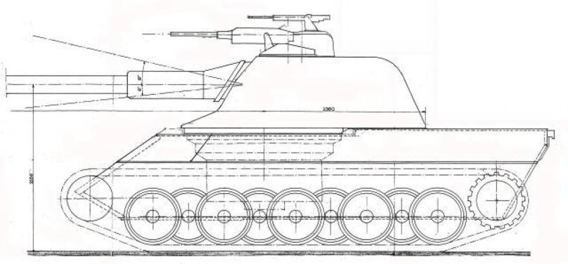 АМХ 50 120 танк сбоку