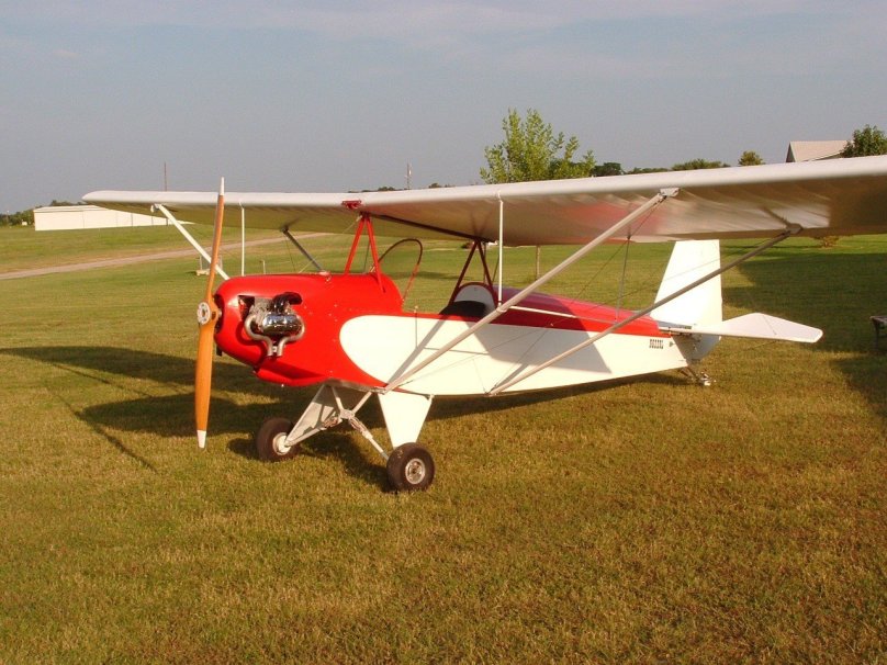 Биплан парасоль