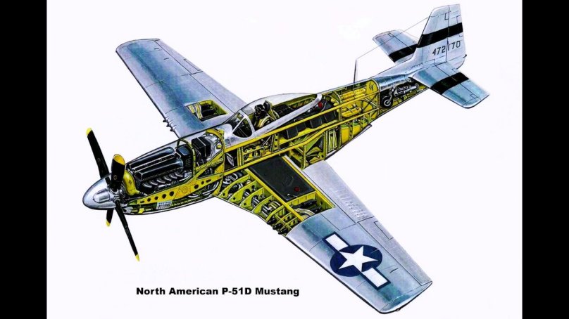 Самолет p-51 Mustang