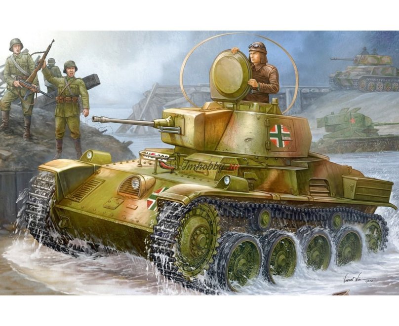 Hobby Boss 82477 Hungarian Light Tank 38m Toldi i a20
