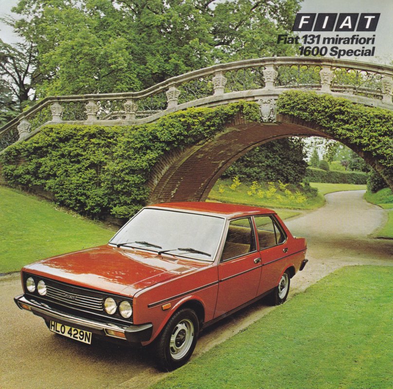 Fiat 131 Mirafiori салон