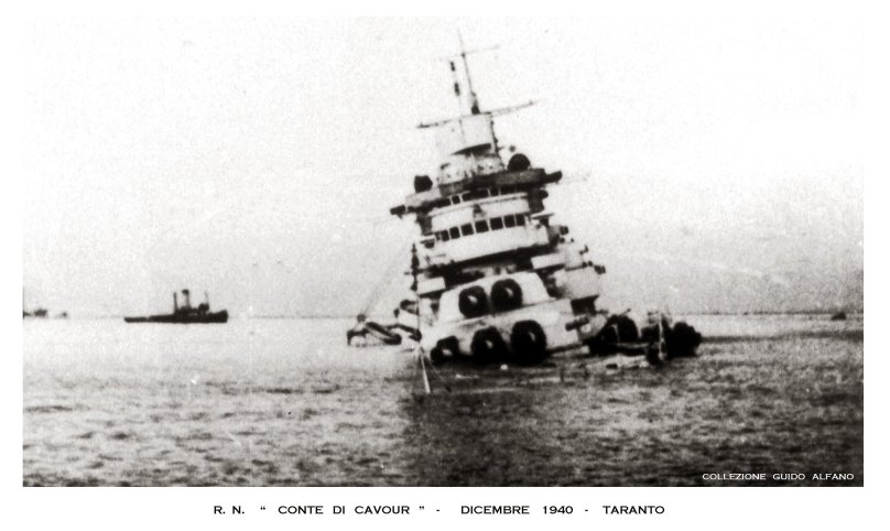 Итальянский линкор Конте ди Кавур