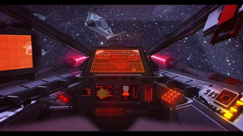 Sci Fi панель управления космического корабля