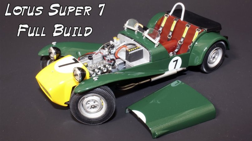 Lotus super 7 Tamiya 3d