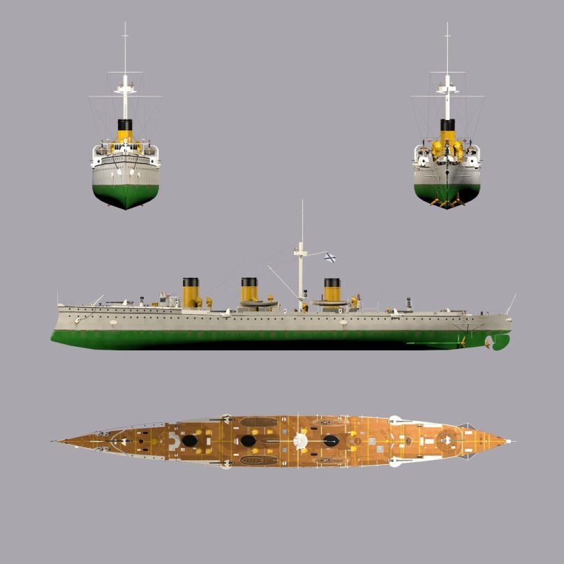 Крейсер Алмаз 1904