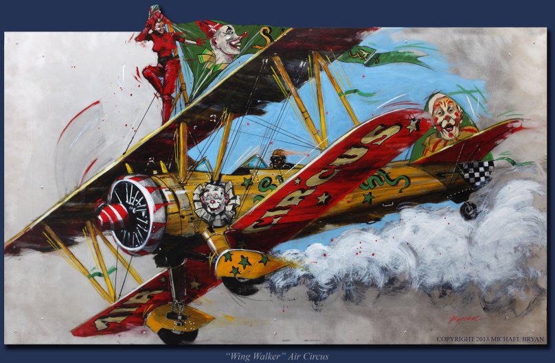 Брайан в самолете