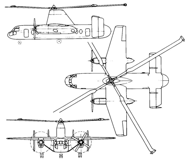 Ка-226 вертолёт чертеж