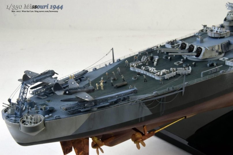 Модель линкора Миссури 1 350