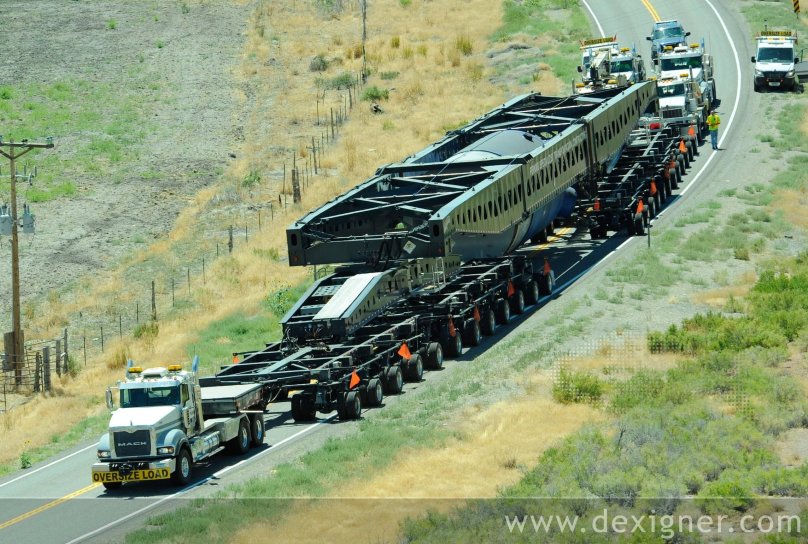 Трал негабарит 100 тонн