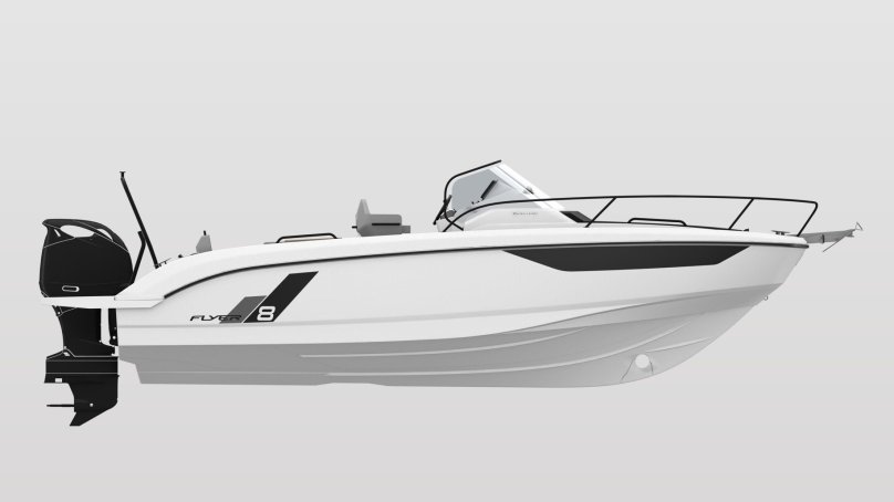 Катер сбоку