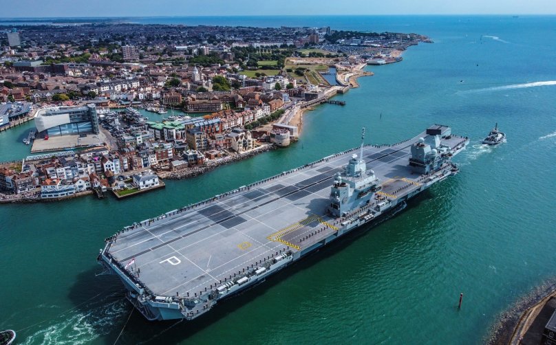 Авианосец Великобритании принц Уэльский