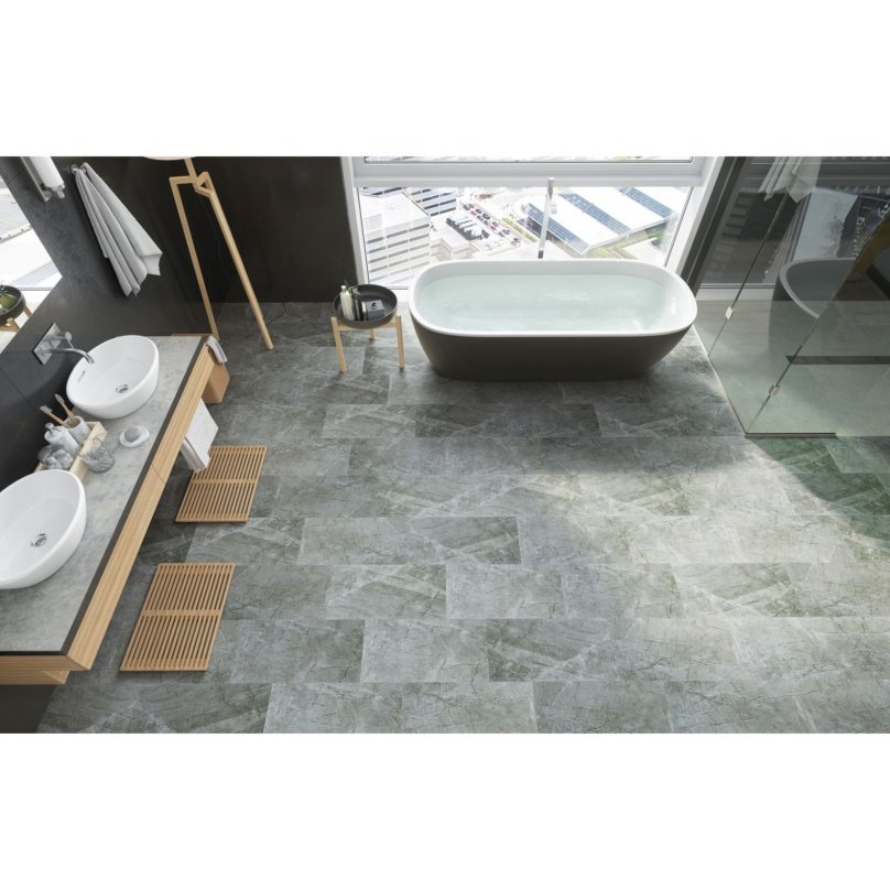 Кварцевый ламинат Fargo Stone дымчатый Меланит 61s455