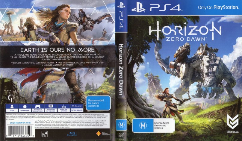 Horizon Zero down диск ps4