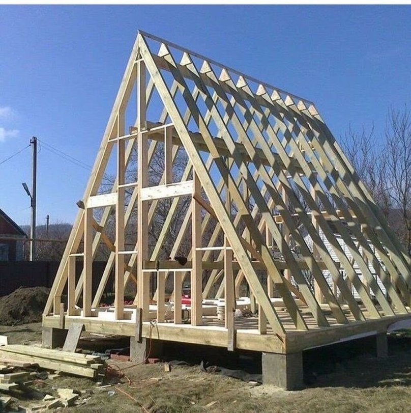 Дом шалаш а фрейм проект