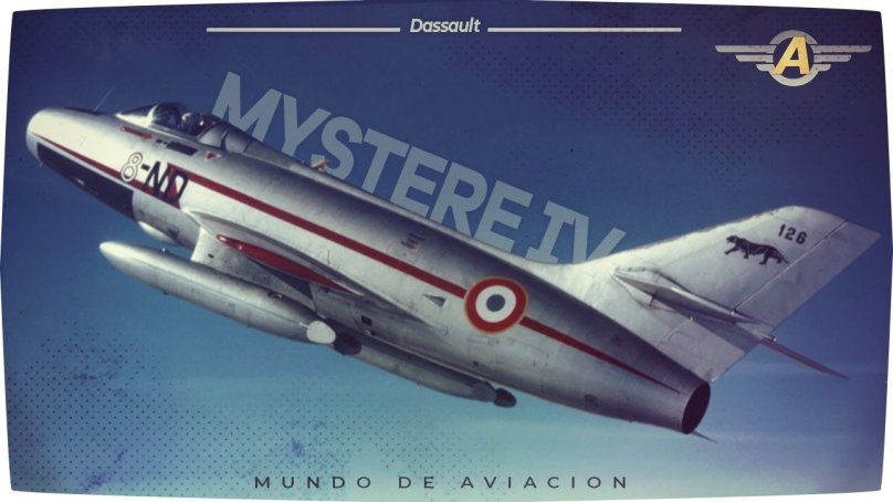 Истребитель Dassault MD.454 Mystère IV