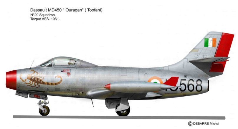 Истребителей MD.450 «ouragan»
