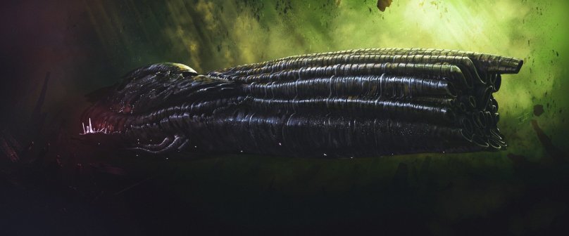 Чужой корабль пришельцев