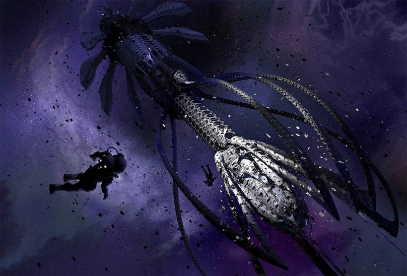 Космический корабль «derelict».