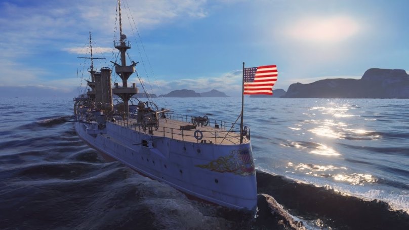 Крейсер Олбани World of Warships