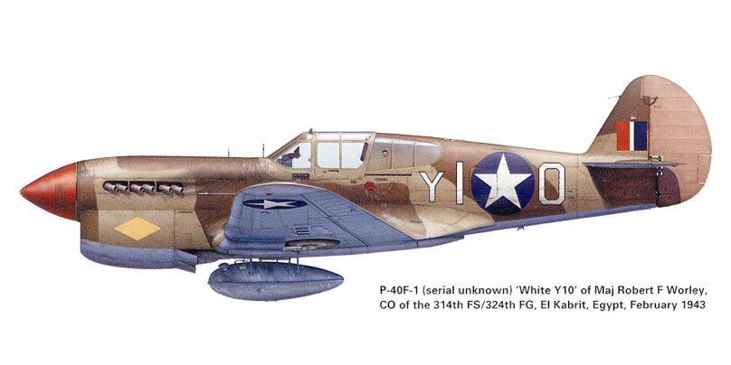 Curtiss p-40 f Warhawk