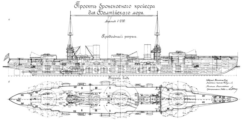 Линейный крейсер Измаил чертежи