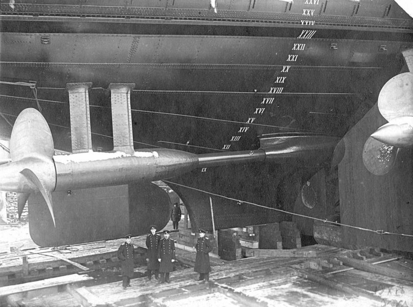 Бисмарк линкор винты