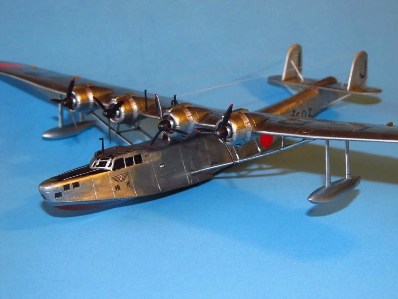 3dhasegawa 02163 Kawanishi h6k5 Type 97 Flying Boat model 23 w/Torpedo 1/72