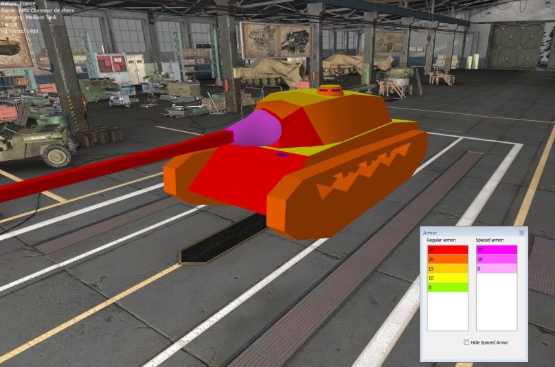 Зоны пробития АМХ 65т