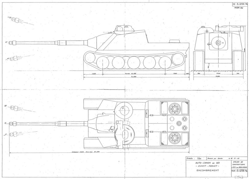 Skoda t50 чертежи