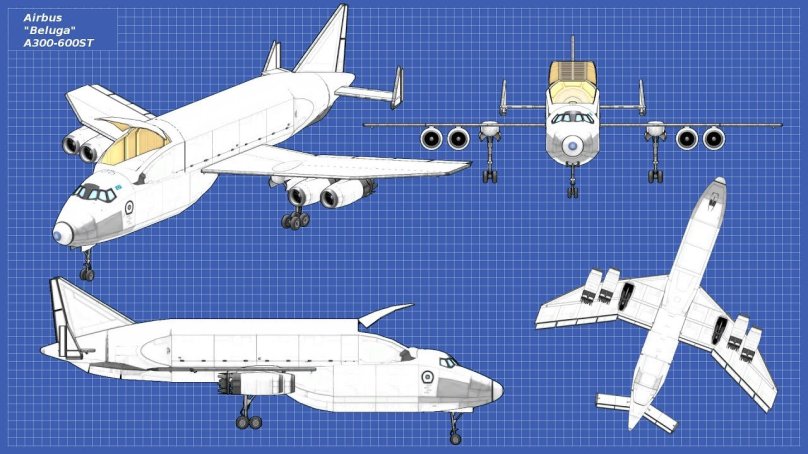Airbus a300-600 чертеж