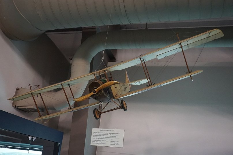 1915 Curtiss JN-4 Jenny Cockpit